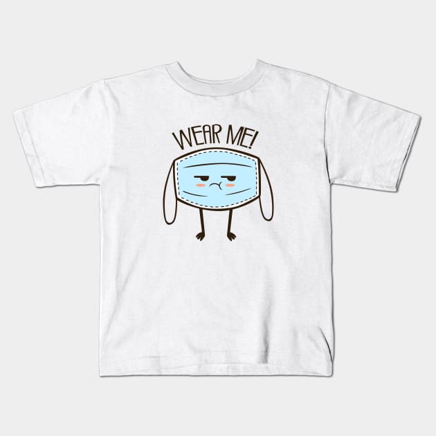 Wear Me! (Tsundere mask) Kids T-Shirt by RCM Graphix